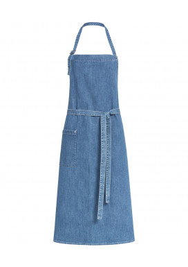 Greiff Latzschürze Denim 77x100cm, Light Blue Denim