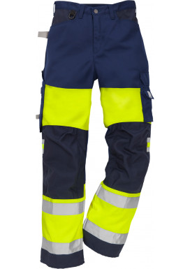 Hi-Vis Damen Bundhose 2139 PLU, Warngelb-Marine