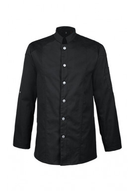 Greiff Herren Kochjacke Langarm Schwarz 