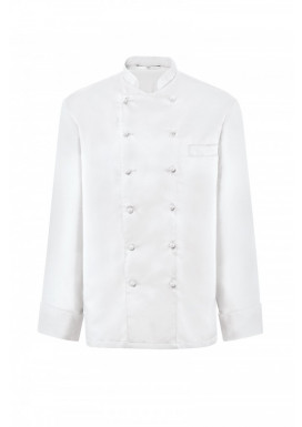 GREIFF Herren-Kochjacke Regular fit, Langarm, Weiß