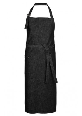 GREIFF Latzschürze Black Denim
