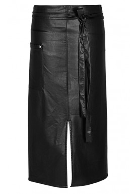 Greiff Bistroschürze Leder/Schwarz