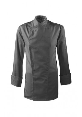 GREIFF Herren-Kochjacke Regular Fit, Langarm, Anthrazit